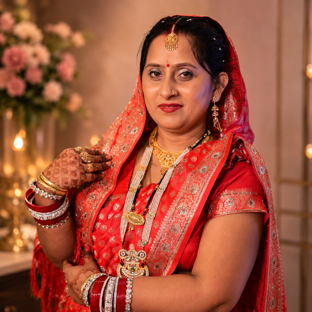 Indian bridal makeup by Shalini Makeup Studio