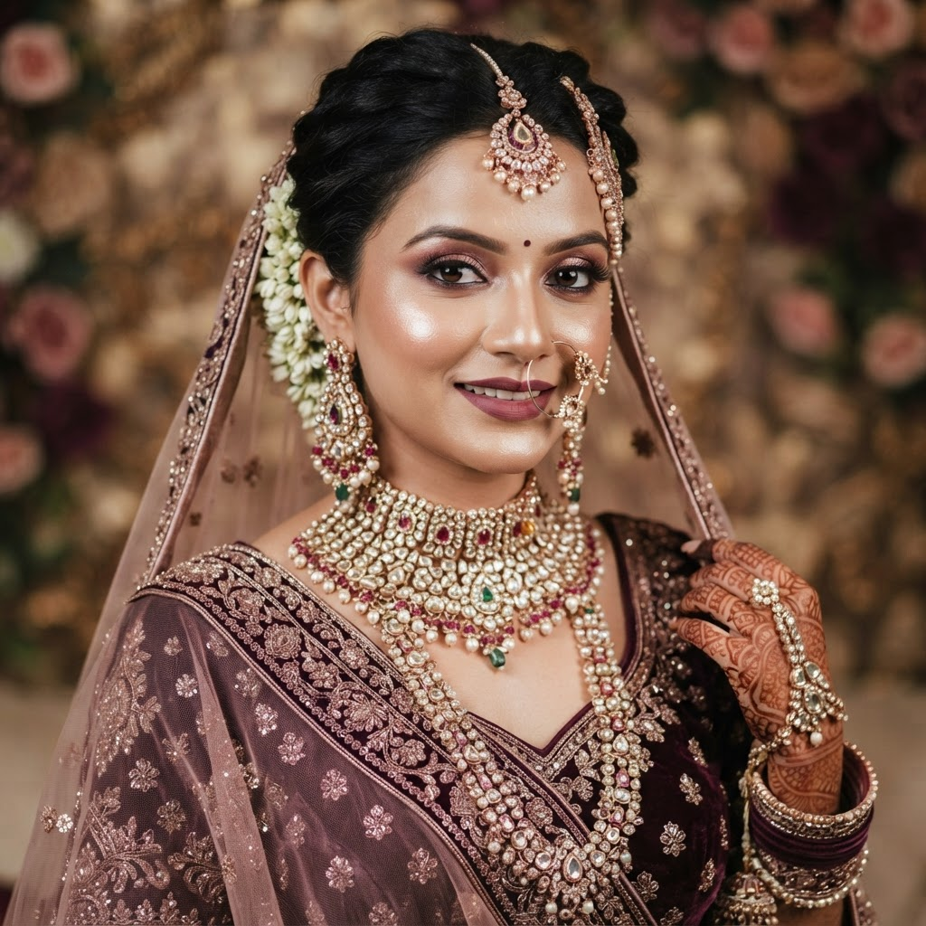 Bridal makeup at Shalini Makeup Studio